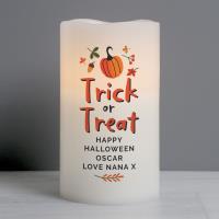 Personalised Trick or Treat LED Candle Extra Image 1 Preview